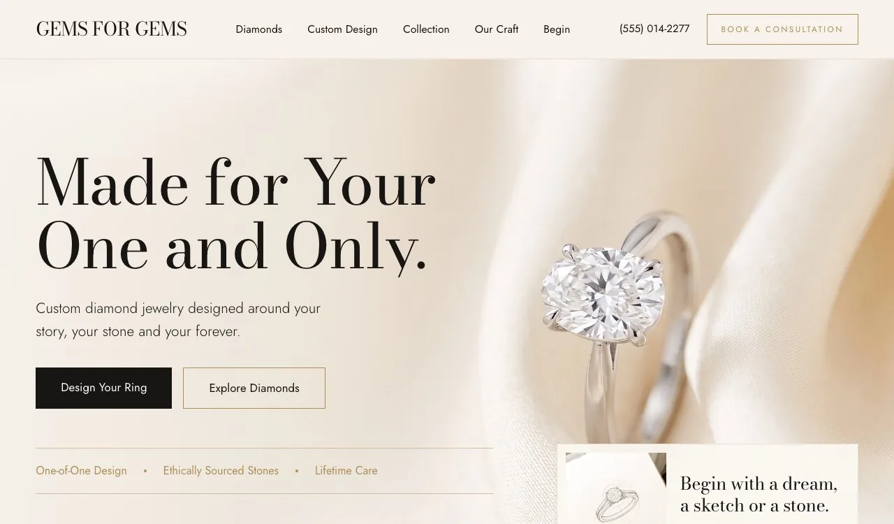 Gems for Gems design